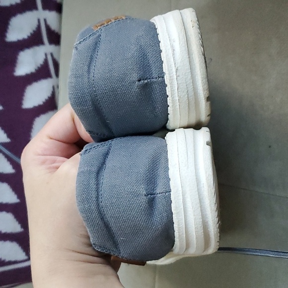 Hey Dude Wendy Chambray navy white sneakers - Picture 3 of 7